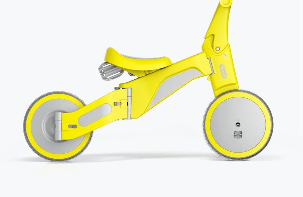 Lo nuevo de Xiaomi es un triciclo que se convierte en bicicleta: barato, sencillo y en tres colores